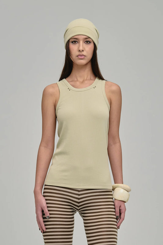 PIERCE TANK BEIGE