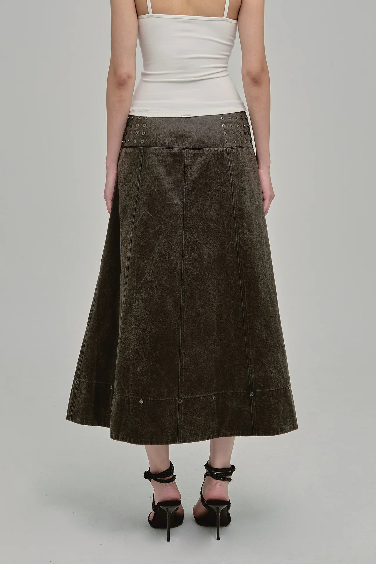 AMMO MAXI SKIRT COAL