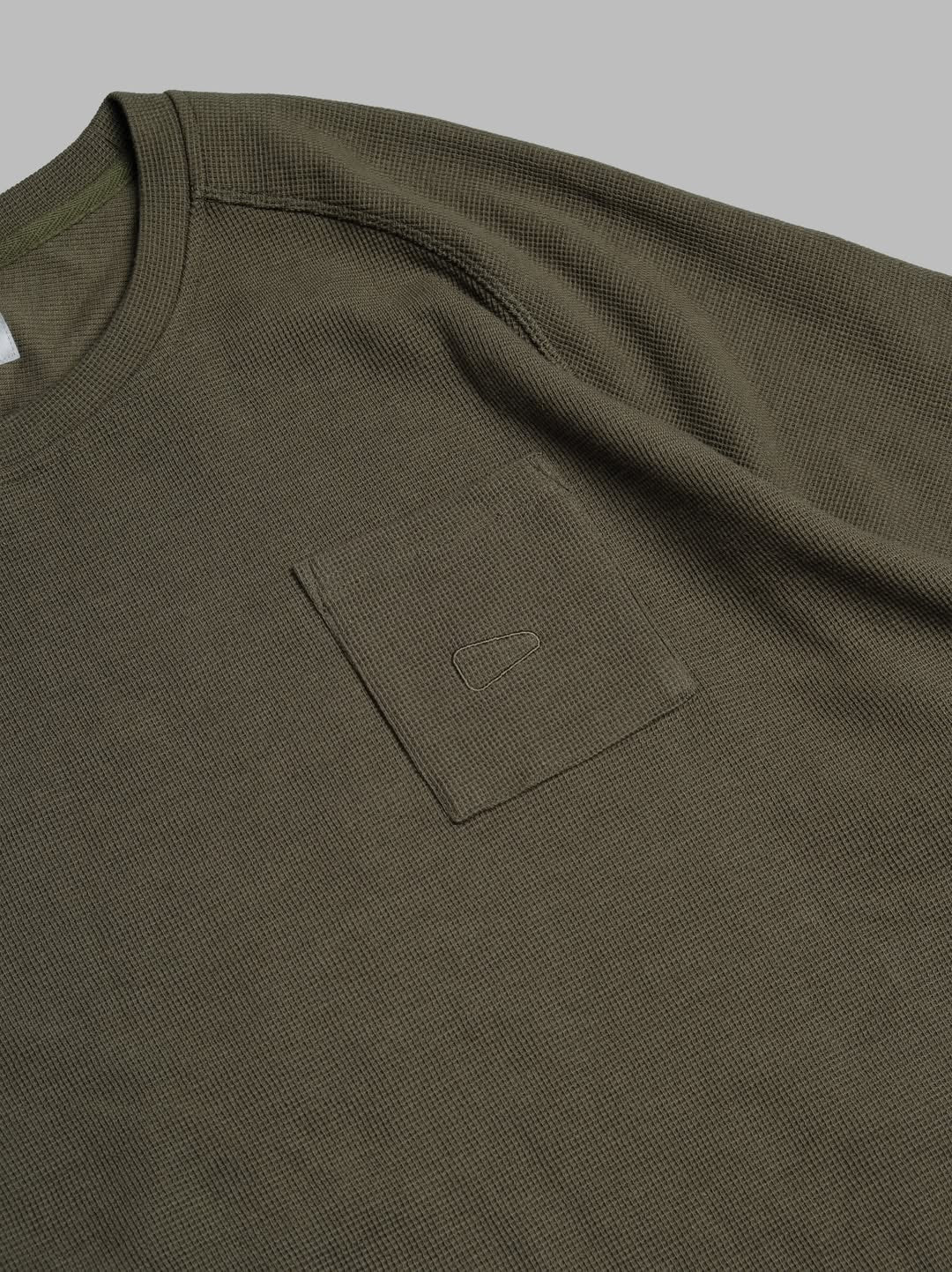 Waffle Tee / Cotton - Army Green