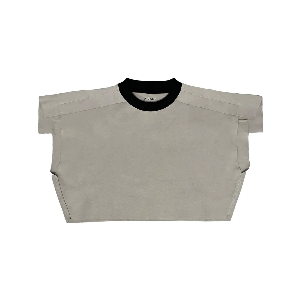 Flapp Raw Edge Top - Grey