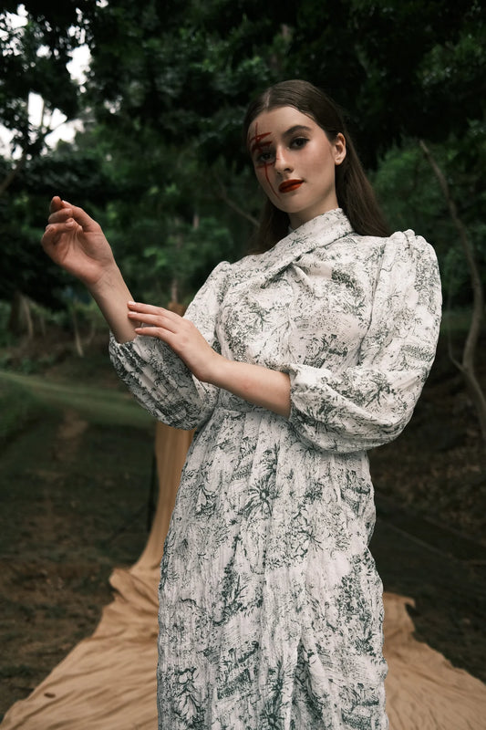 MAWI DRESS GREEN