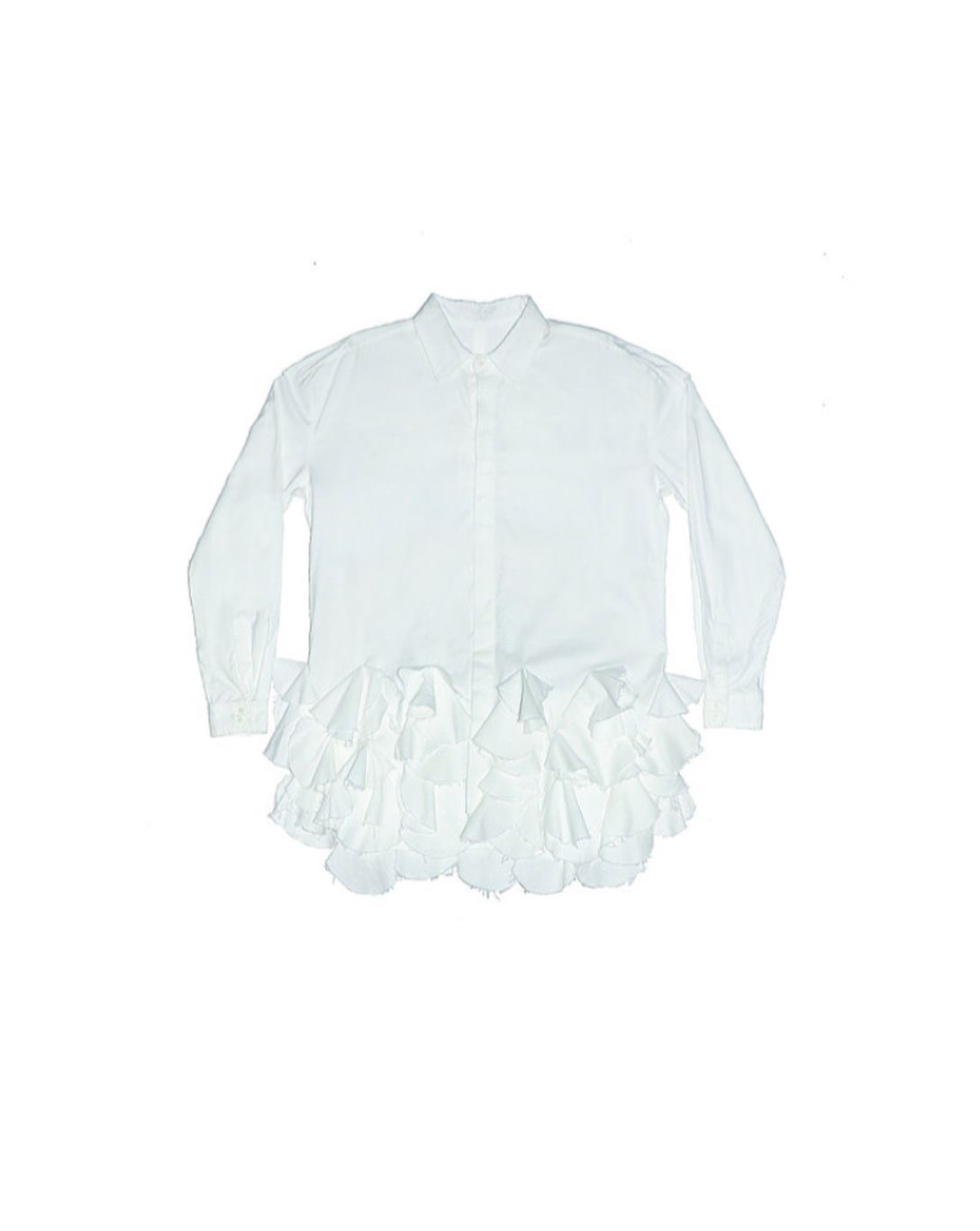 Swan Shirt Dress - White