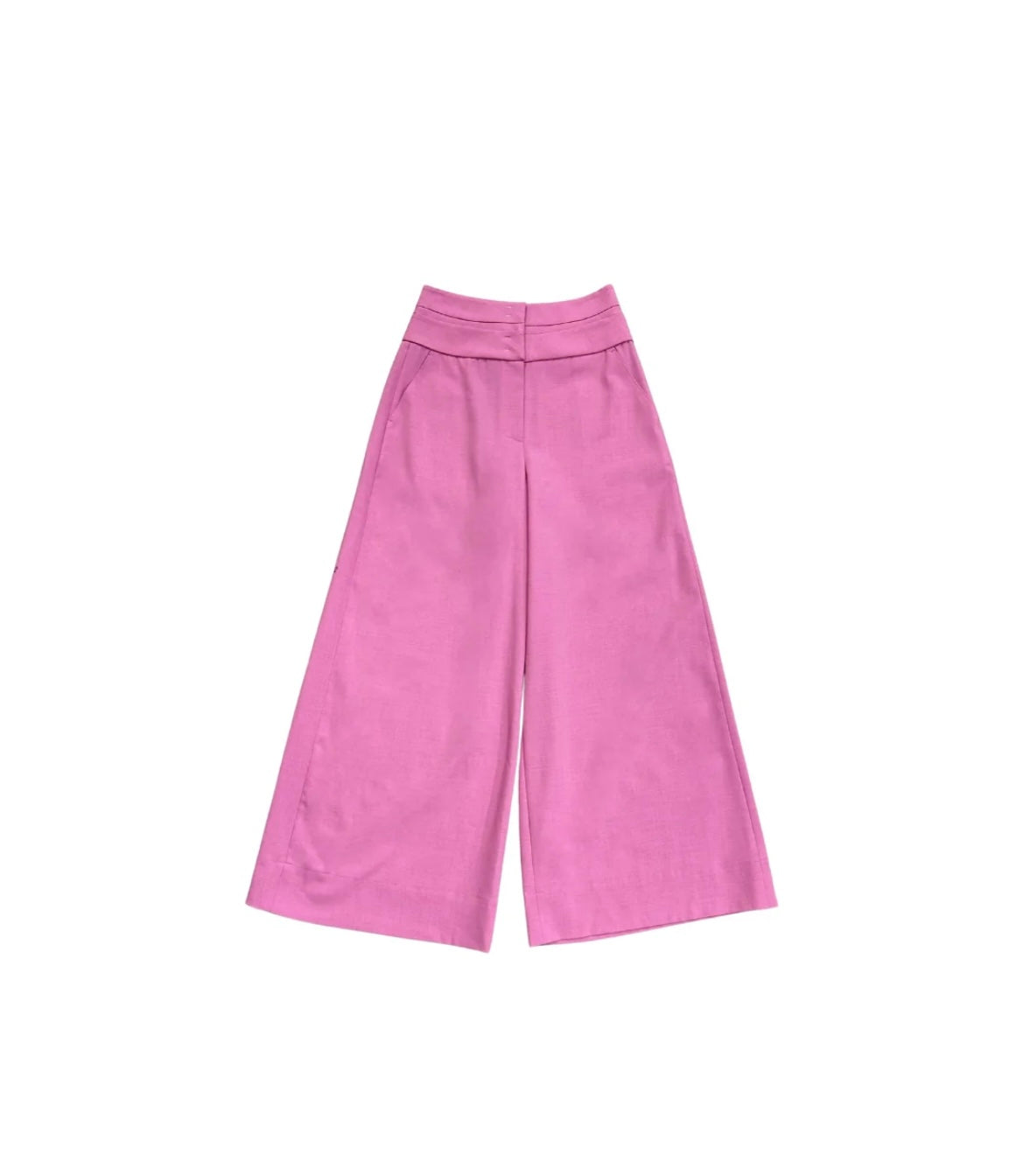 MAVI DOUBLE WAISTBAND CROPPED TAILORED PANTS