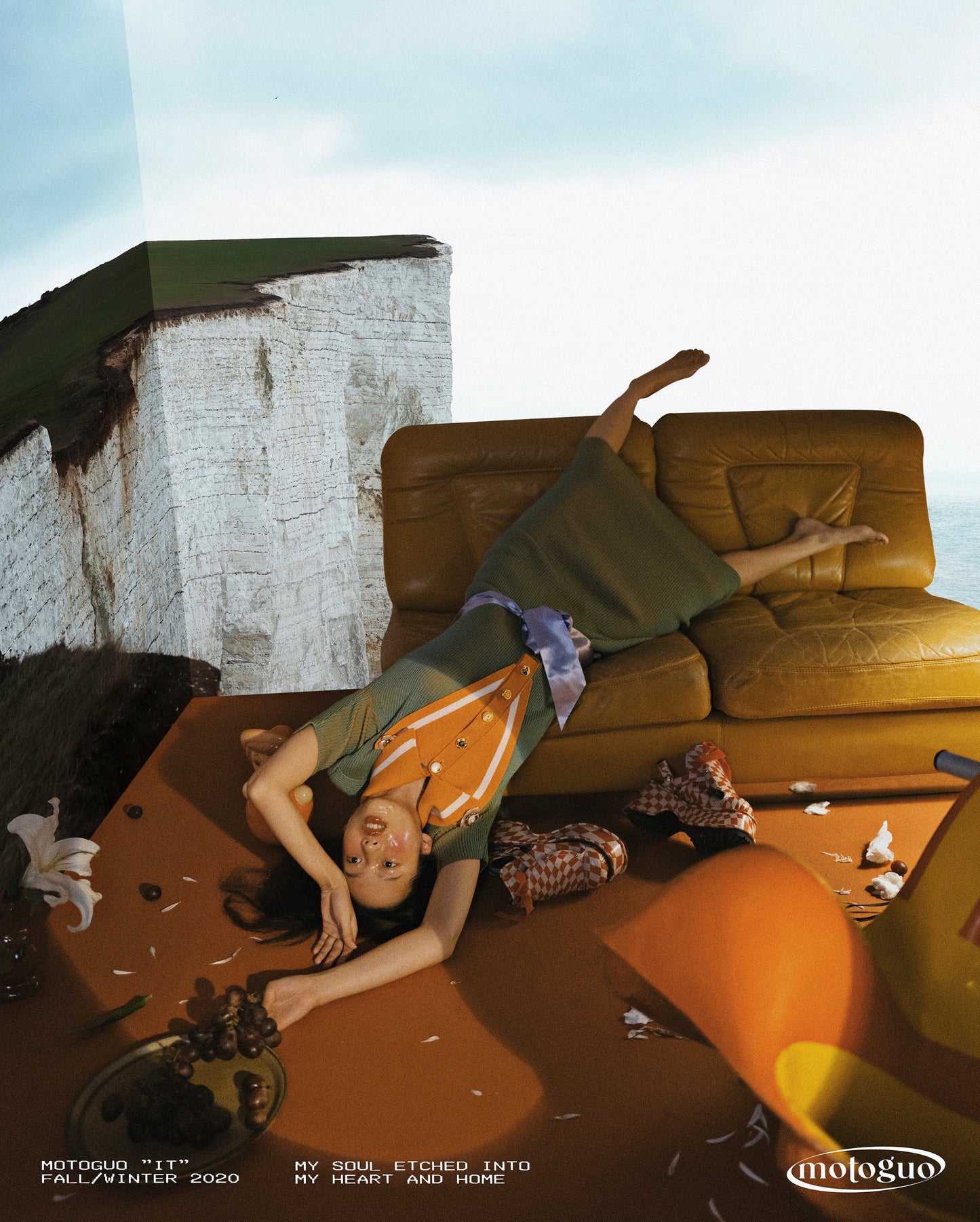 Mary Lou (Pine Green & Burnt Orange)