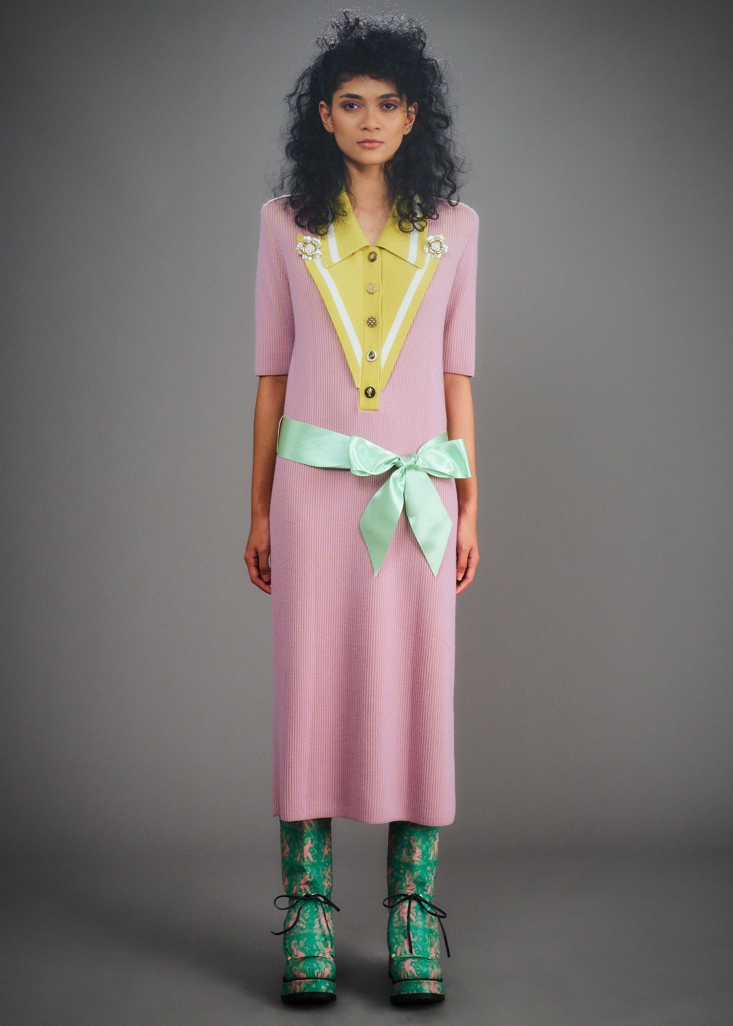 Mary Lou (Taro Purple & Mustard)