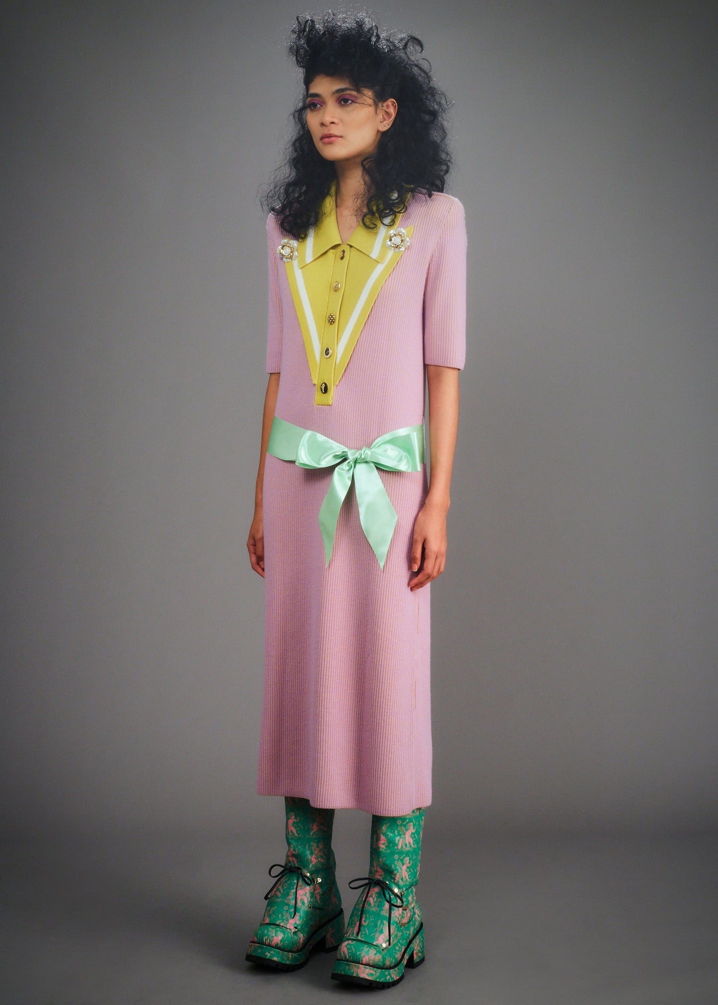 Mary Lou (Taro Purple & Mustard)