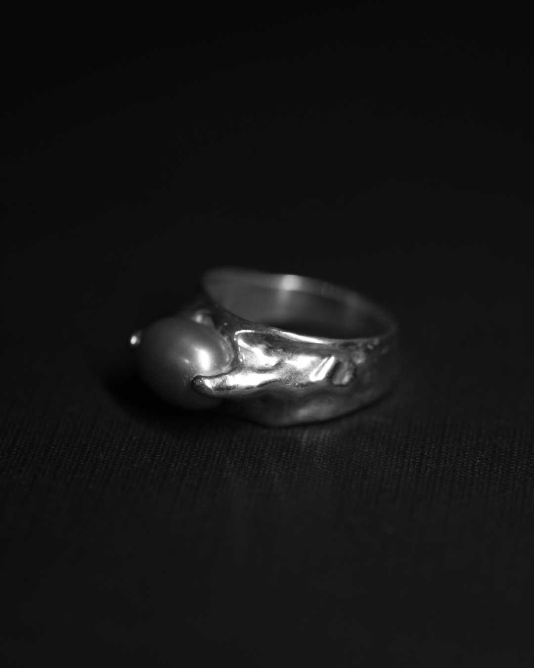 AQUATIC PEARL RING - 0001