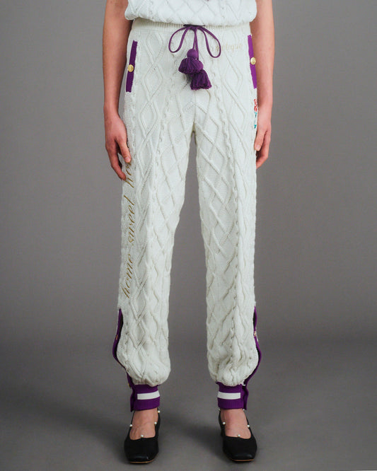 Pantsylvania (Eggshell White & Eggplant Purple)