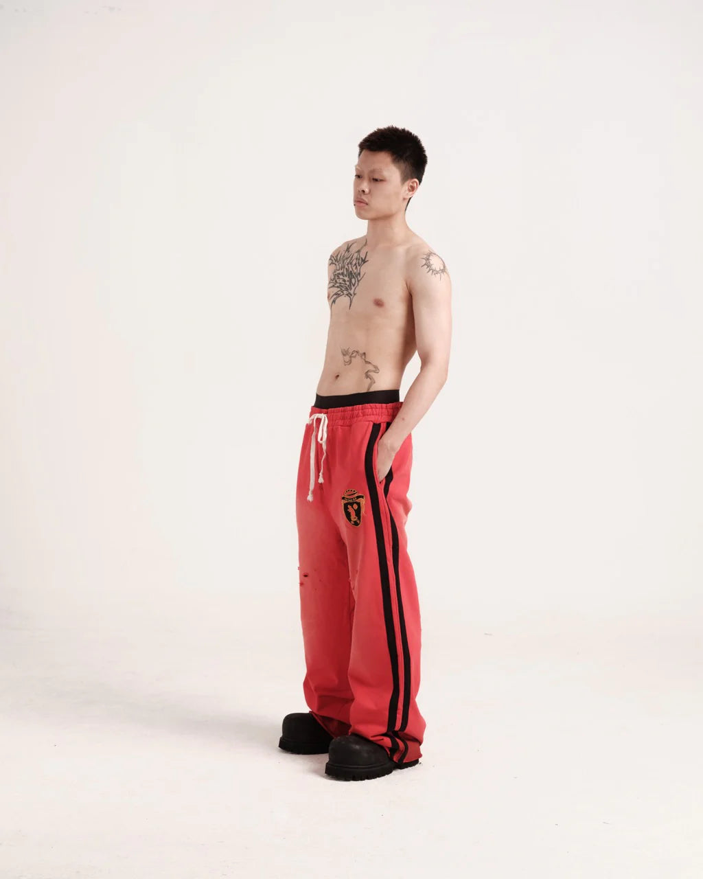 Faded Ruined Crimson Sweat Pants