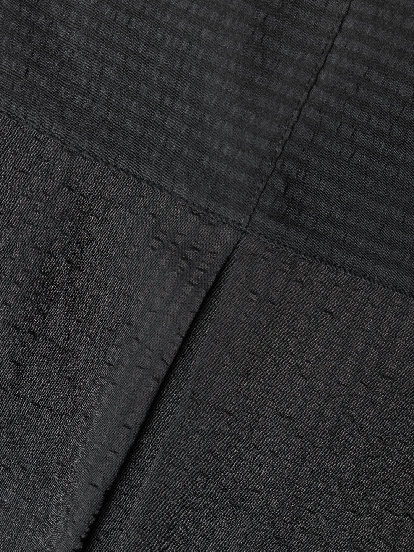 Duty Seersucker Shirt - BLACK