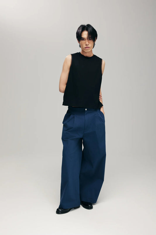 KUMO MUSCLE TANK IN BLACK