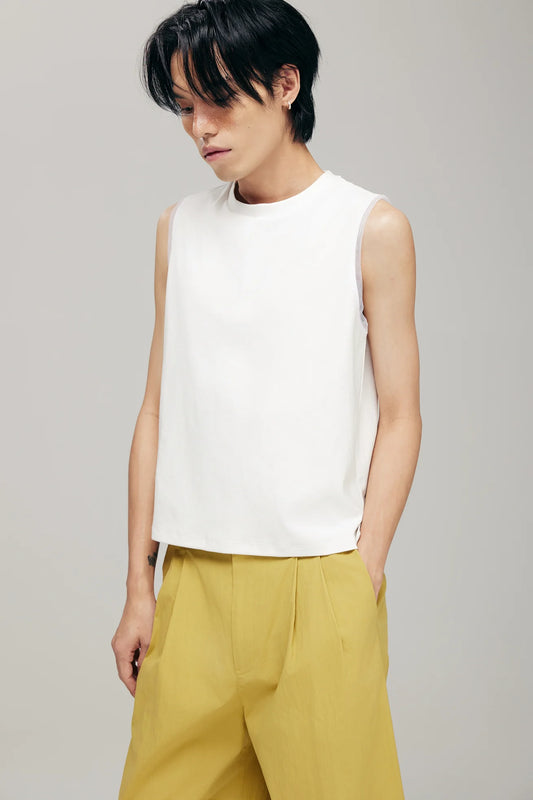 KUMO MUSCLE TANK IN WHITE