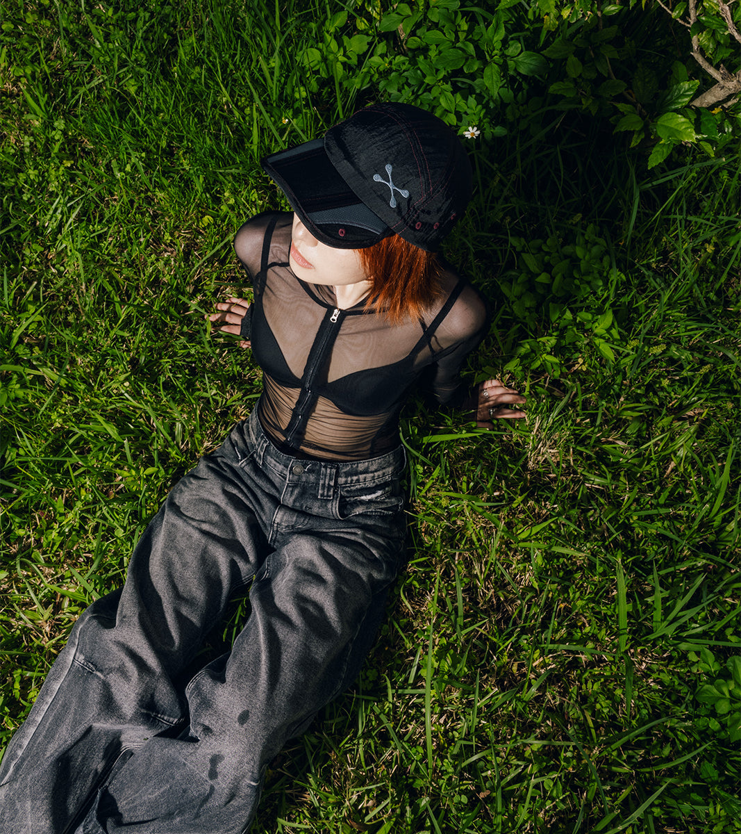 Foldable Cap - Red Dark