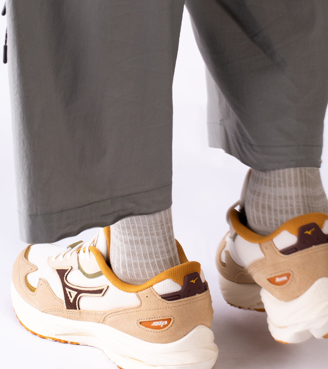 Essential casual socks -Sand Green