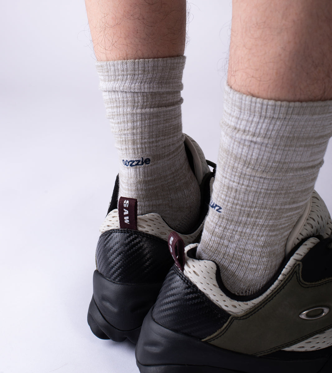Essential Crew Casual Socks -Desert Grey