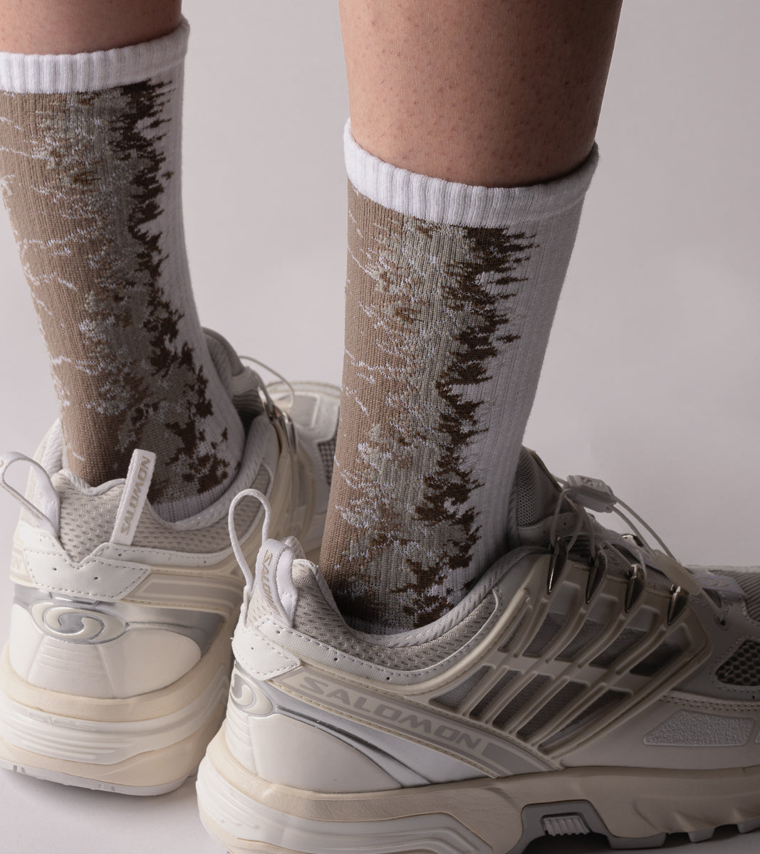 LANDING Midcalf socks -Gradient Sand