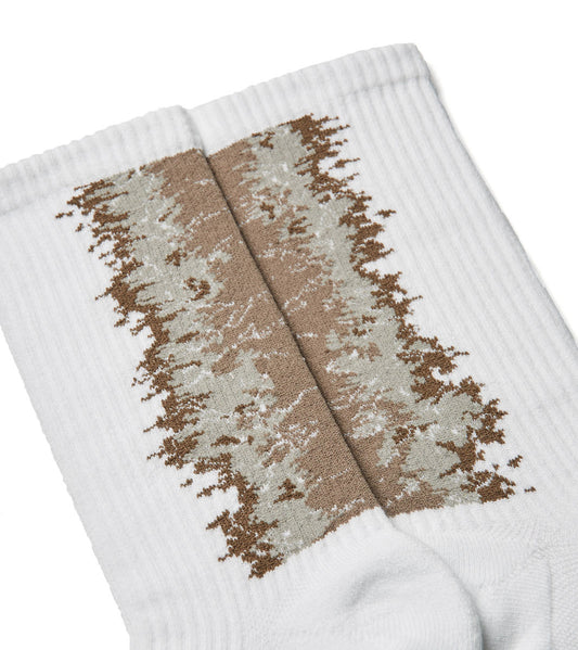 LANDING Midcalf socks -Gradient Sand