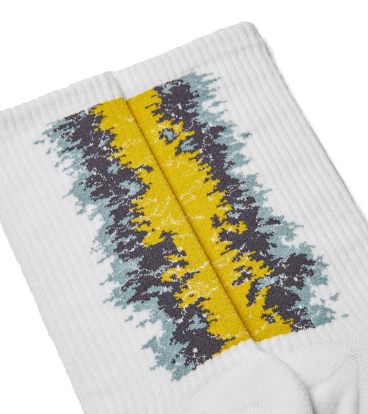 LANDING Midcalf socks - Gradient Donau