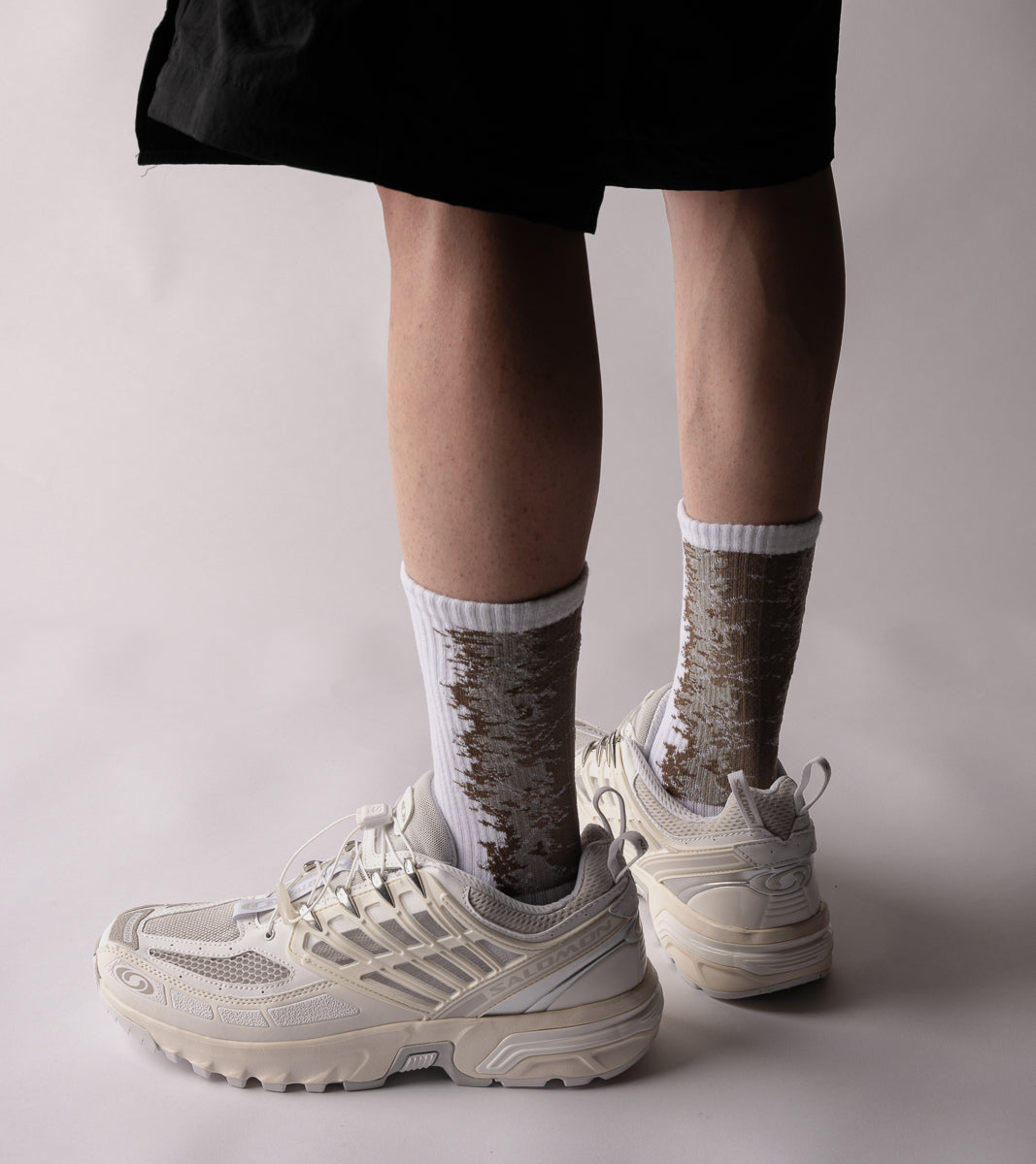 LANDING Midcalf socks -Gradient Sand