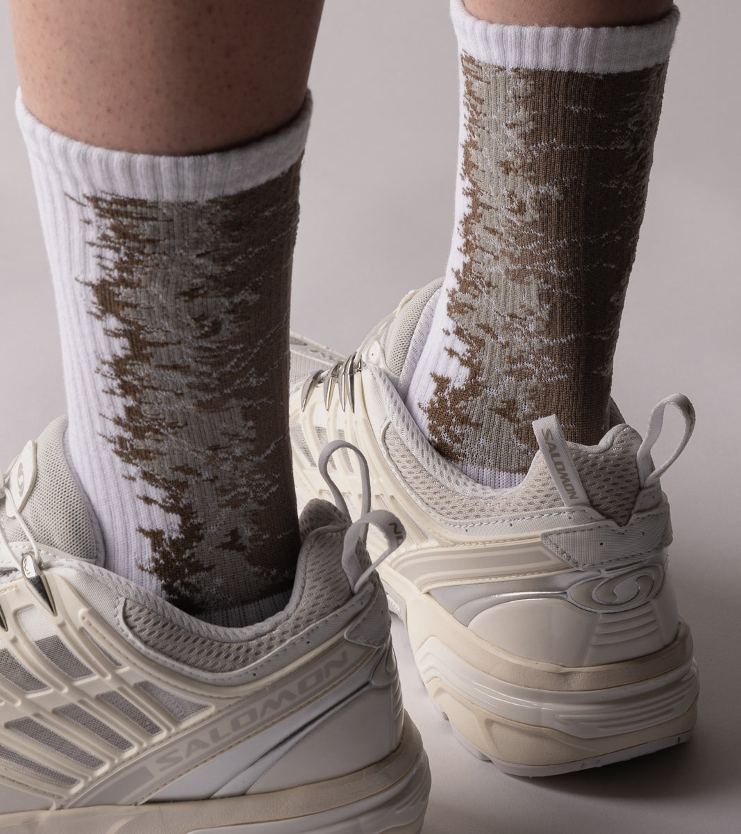 LANDING Midcalf socks -Gradient Sand