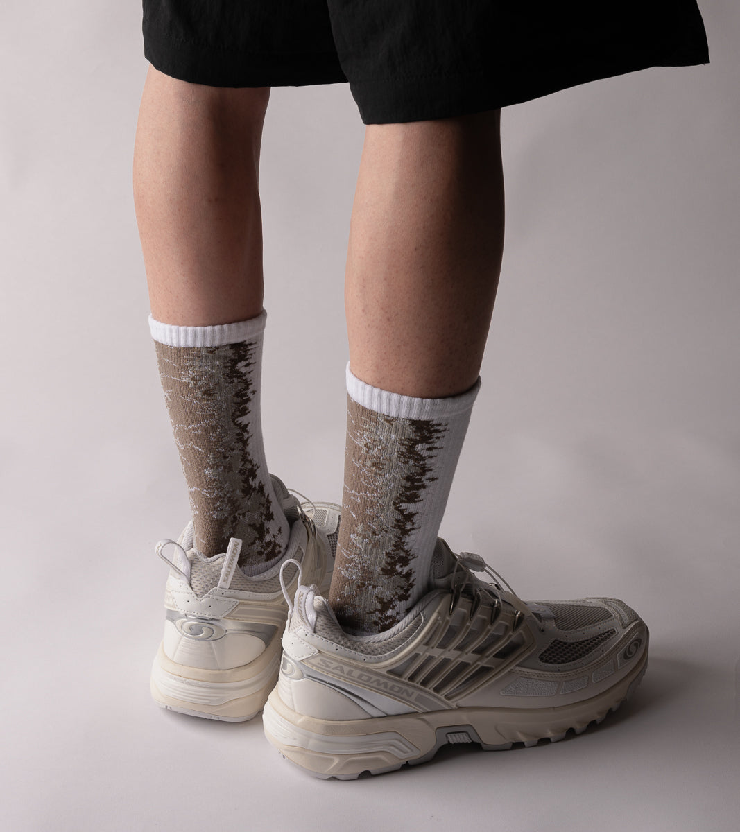 LANDING Midcalf socks -Gradient Sand