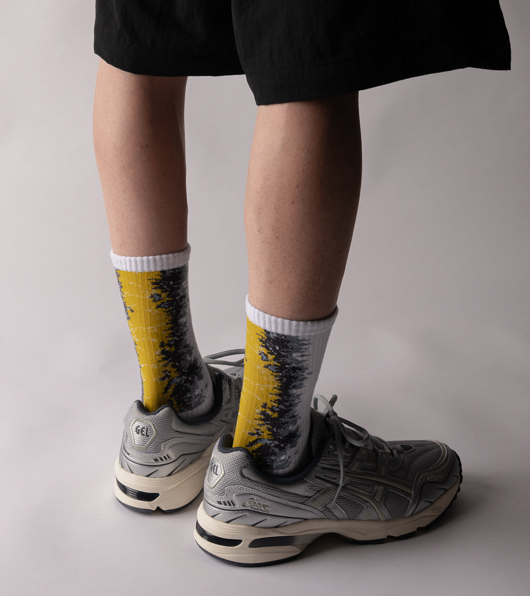 LANDING Midcalf socks - Gradient Donau