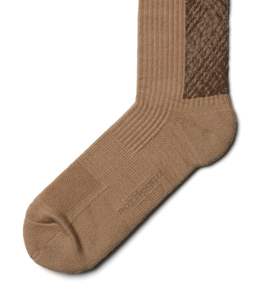 LANDING R Midcalf Socks - Sand Rock