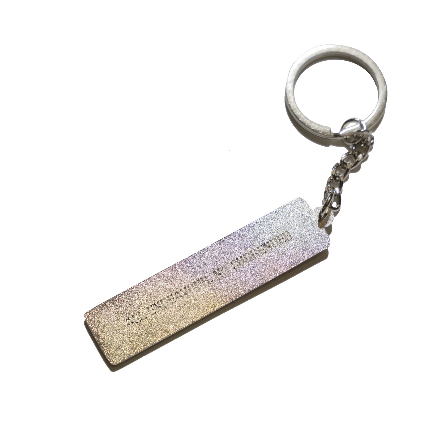 LOGO KEYCHAIN PINK SILVER