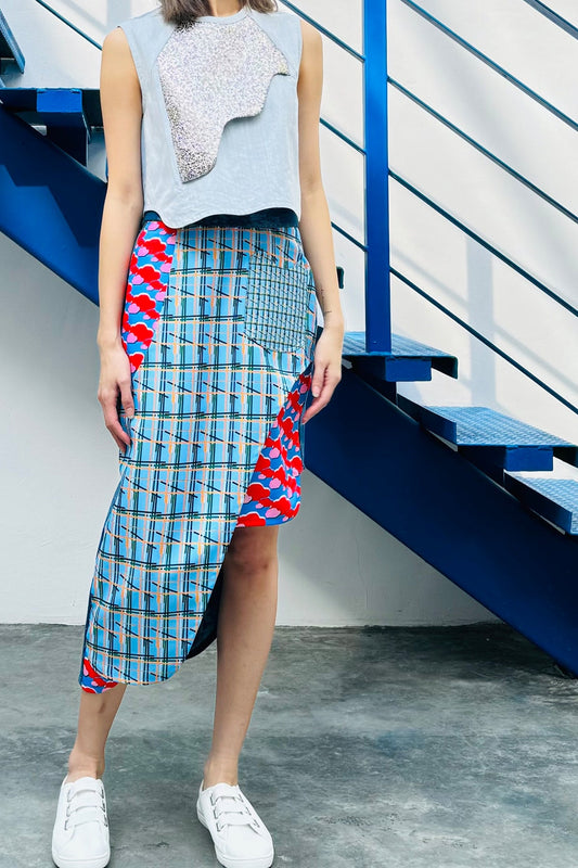 LUNAR 2024 SK02 || ASYMMETRICAL SKIRT