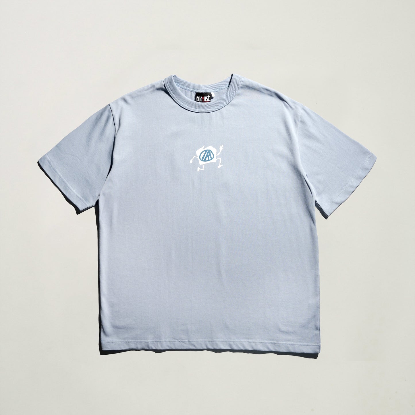 AGAINST X GOODTIMES MASCOT TEE BLUE