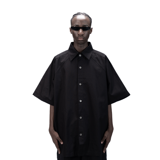 DETACHABLE S-S SHIRT - BLACK - BEV C multi label store