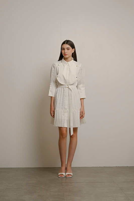 ELLA DRESS IN IVORY