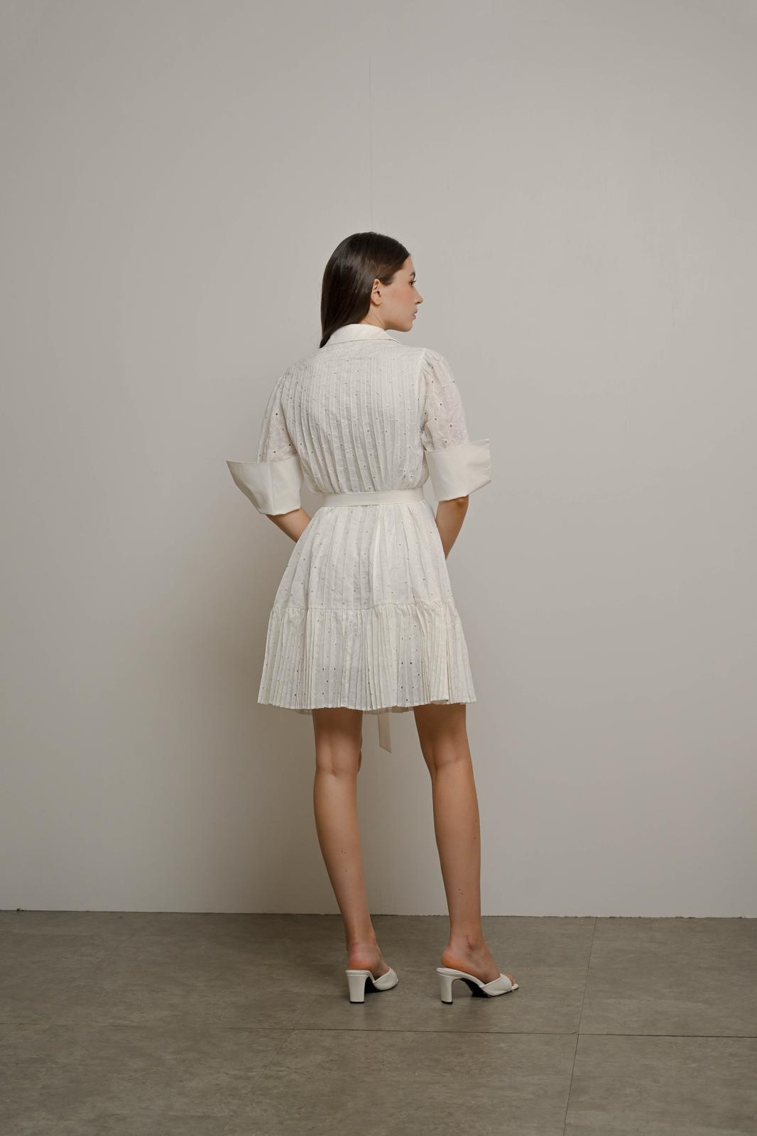 ELLA DRESS IN IVORY