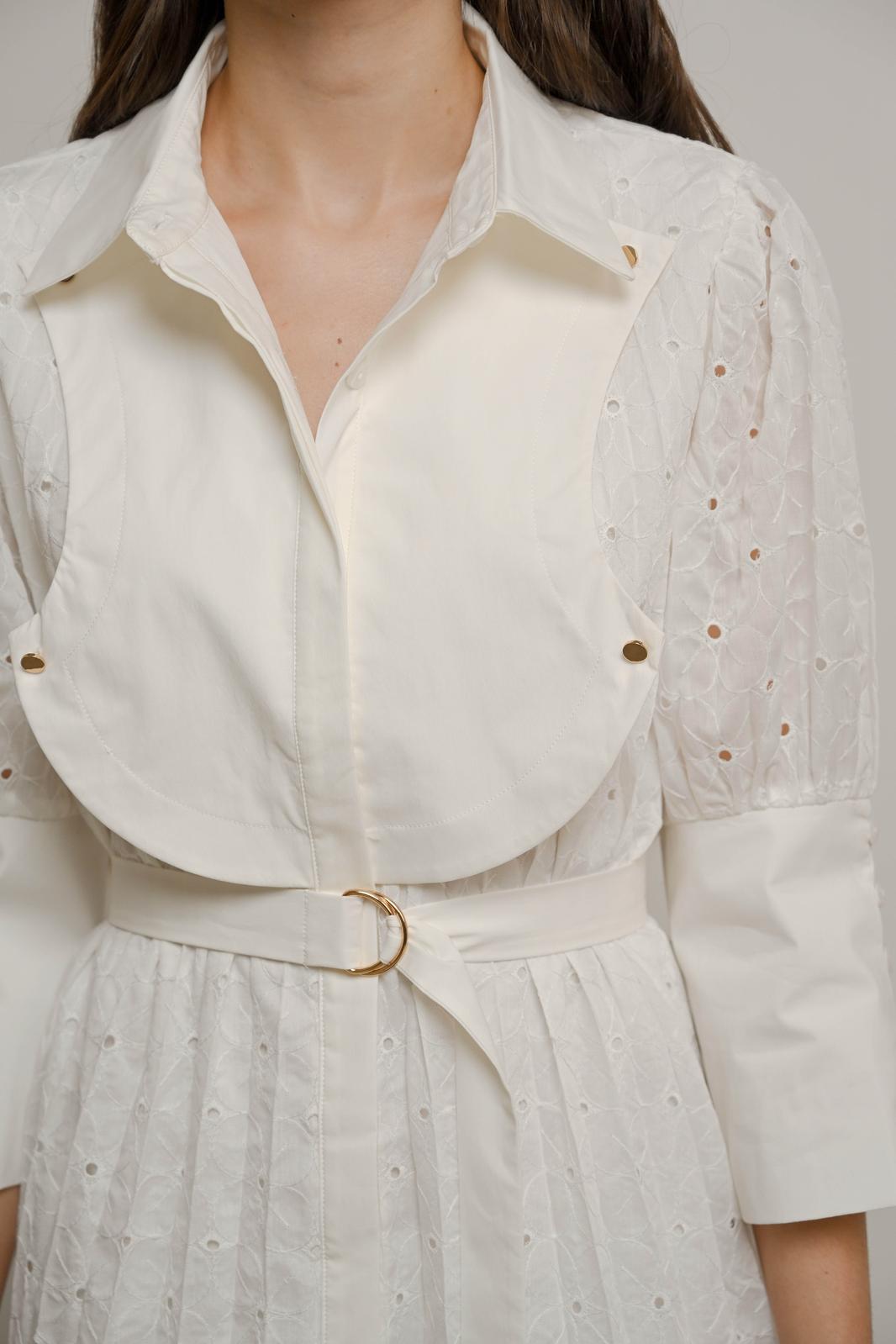 ELLA DRESS IN IVORY