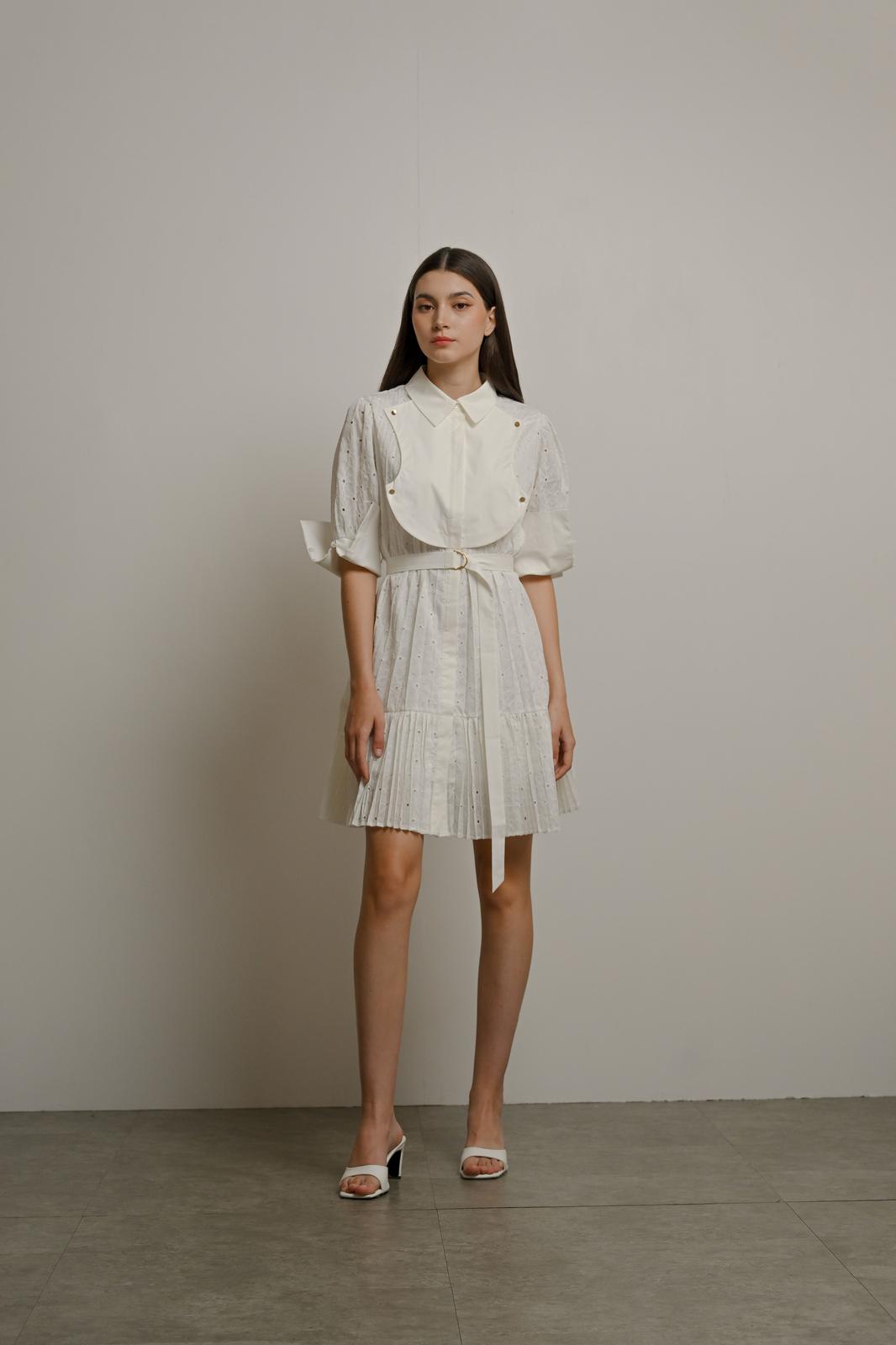 ELLA DRESS IN IVORY