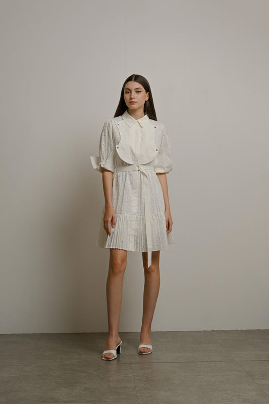 ELLA DRESS IN IVORY