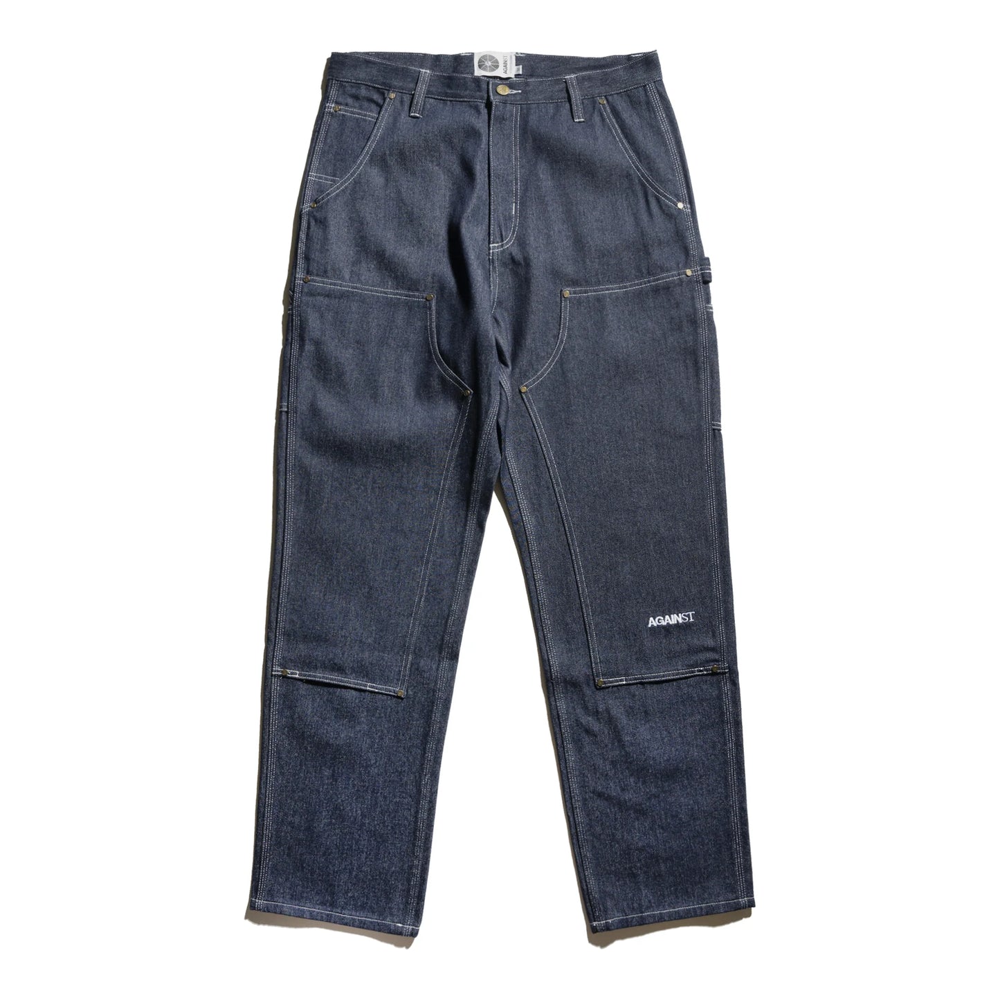 RAW DOUBLE KNEE JEANS