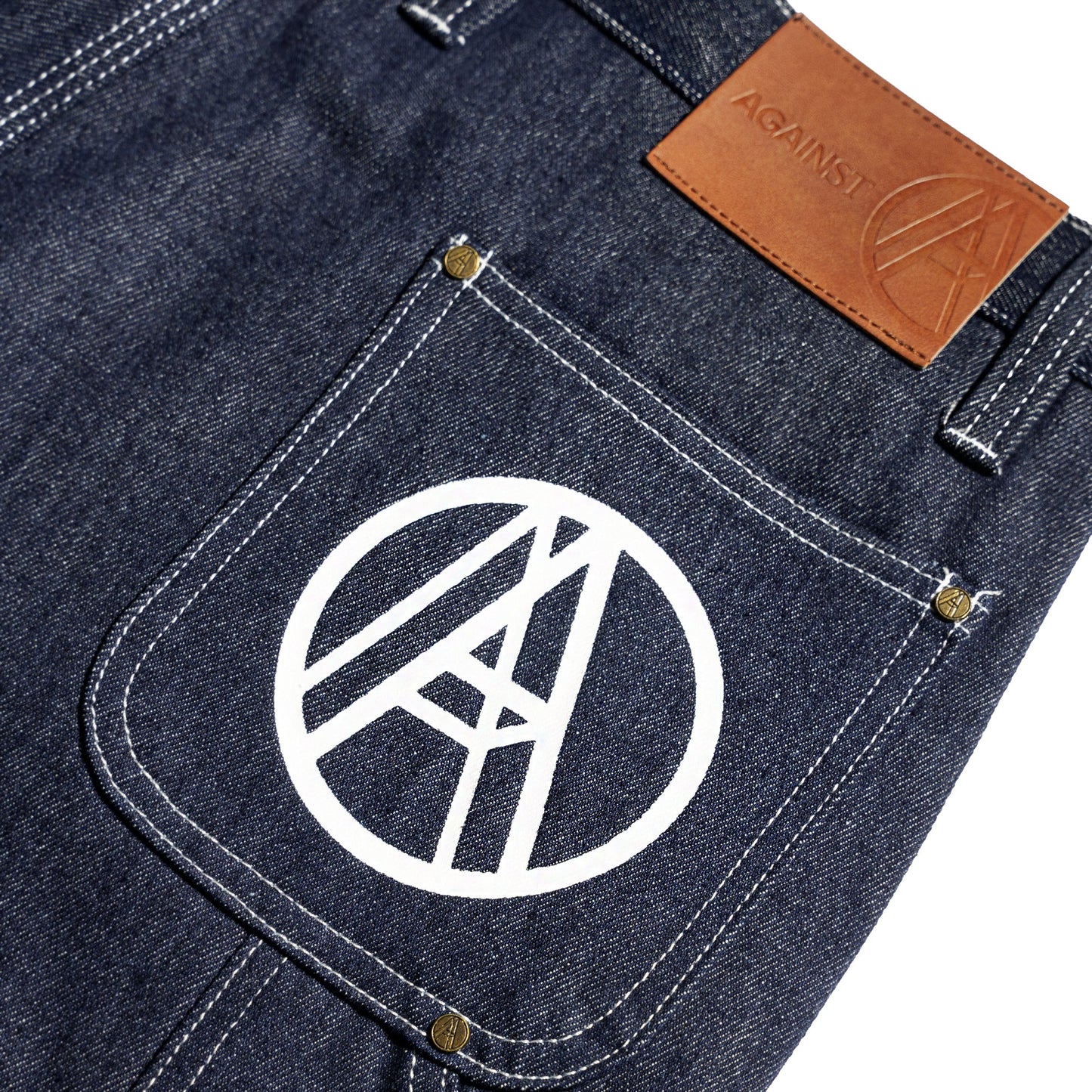 RAW DOUBLE KNEE JEANS