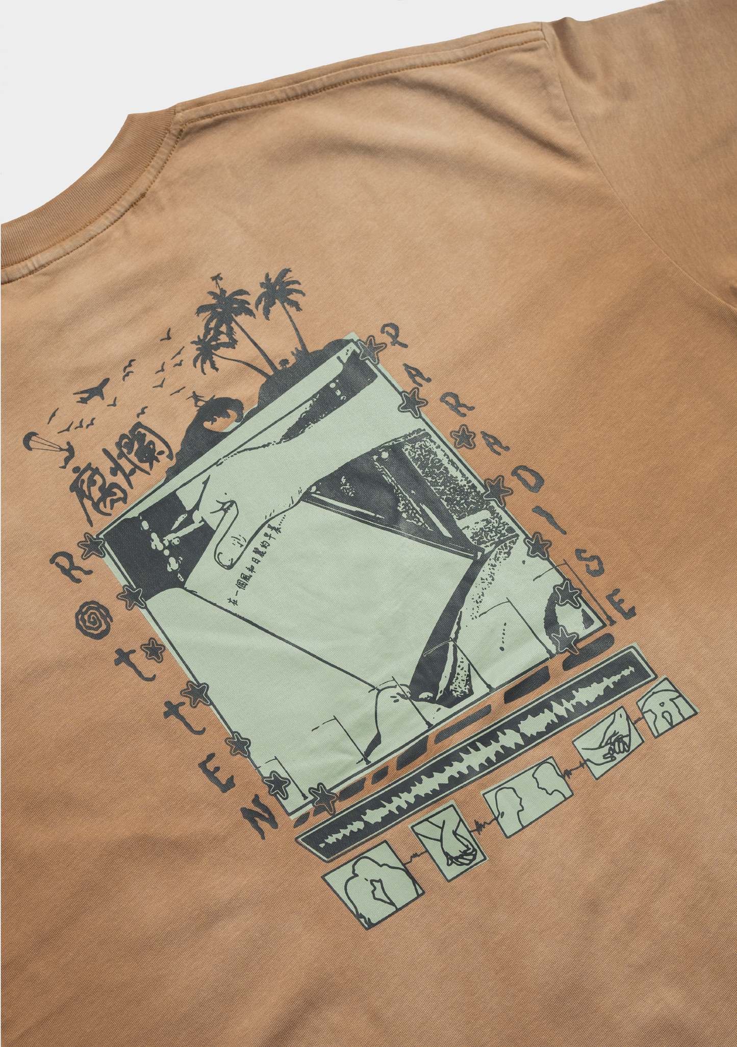 Sunny Beach Tee Washed Beige