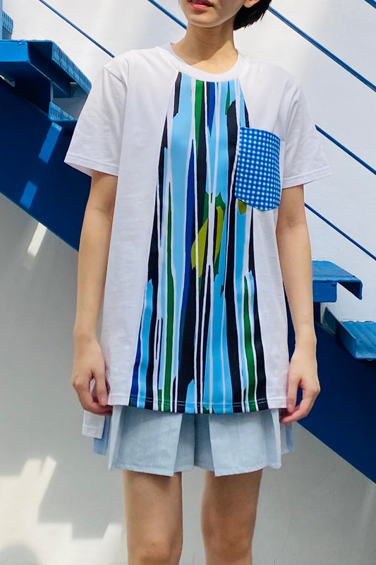S07 UNISEX TEE || SKYBLUE LEEK