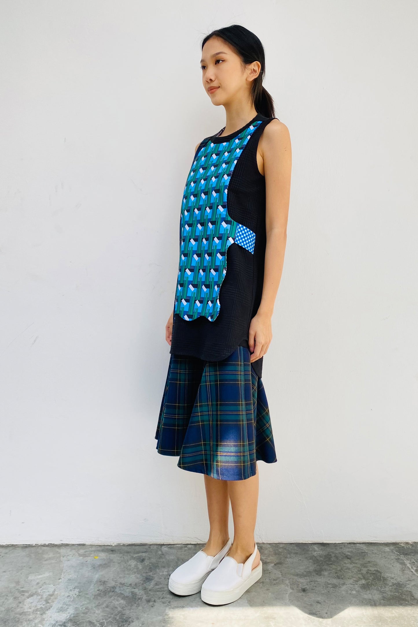 S18 DD06 || SALAD BOWL MIDI DRESS