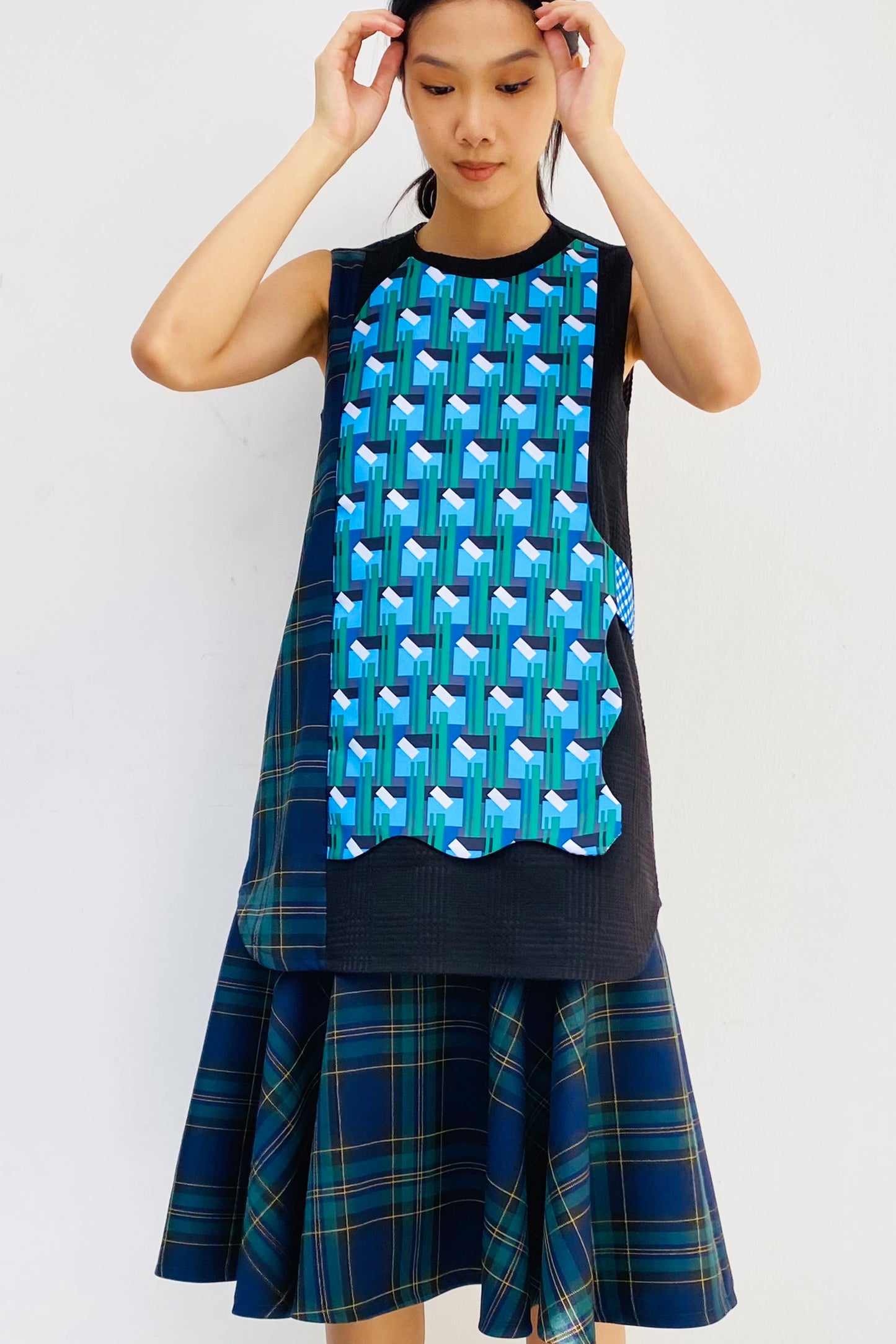 S18 DD06 || SALAD BOWL MIDI DRESS