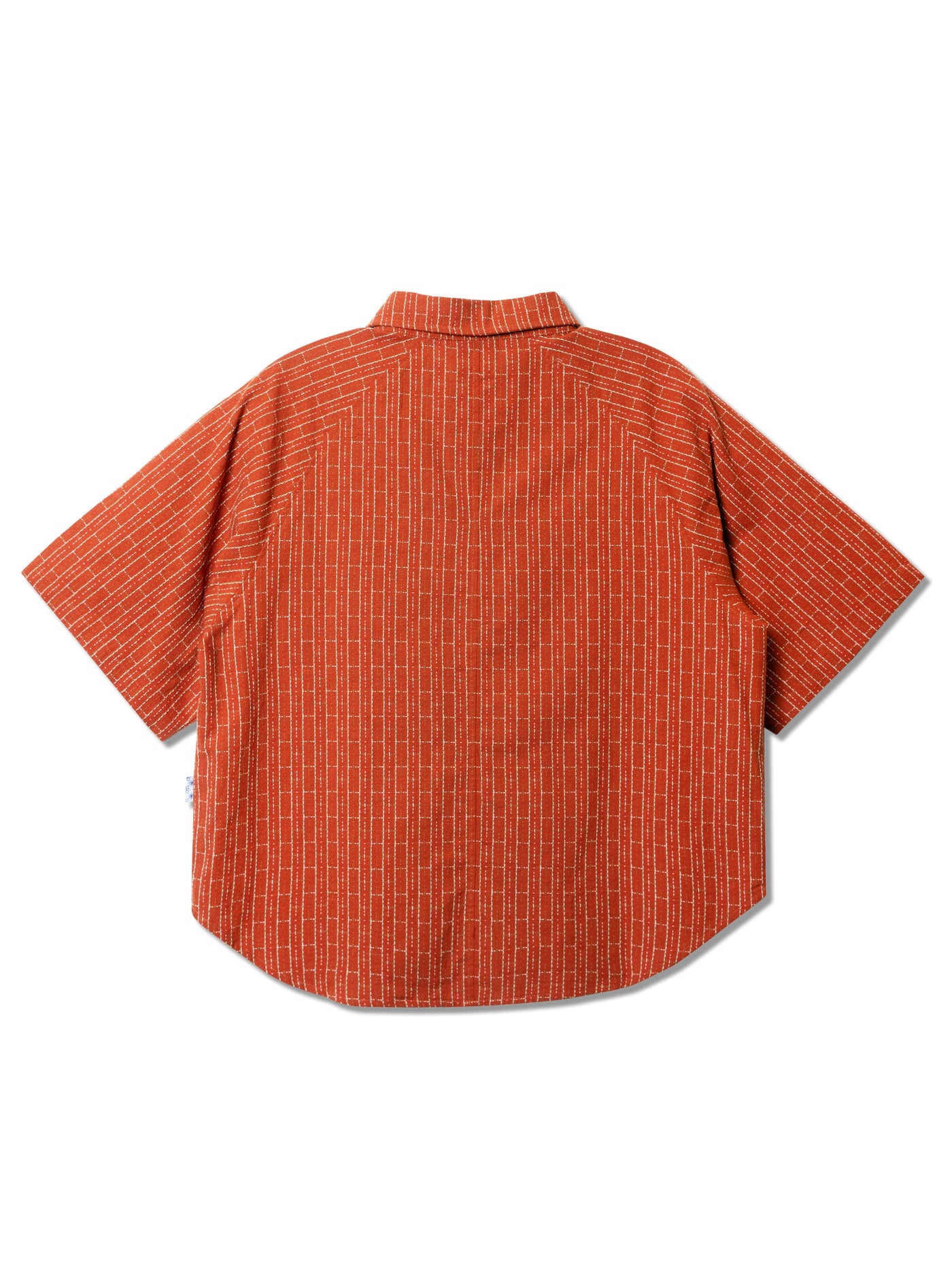 SASHIKO SHIRT ORANGE