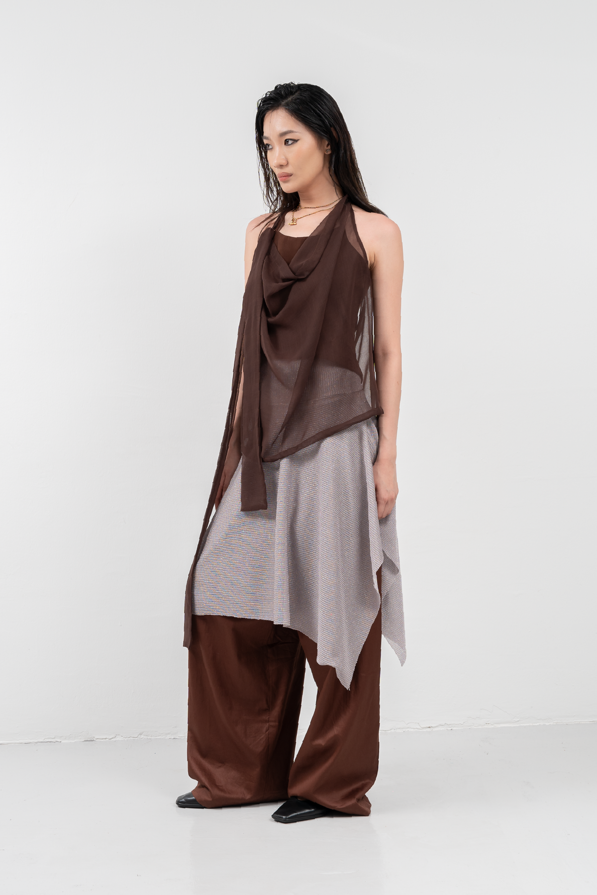 Chocolate Draped Top