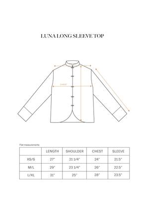 Luna (Jade ) Long Sleeve Top