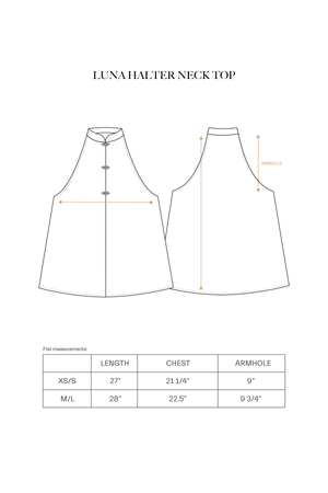 Halter Luna Top (Plum)