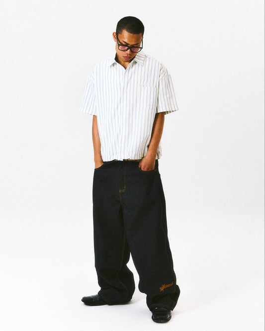 STRIPE STANDARD SHIRT WHITE - BEV C multi label store