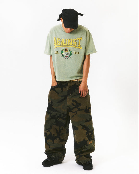 VARSITY WASHED BOXY TEE SAGE - BEV C multi label store