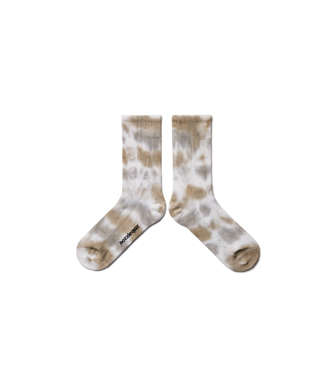 Spray Dye Crew Casual Socks - Drip Sand