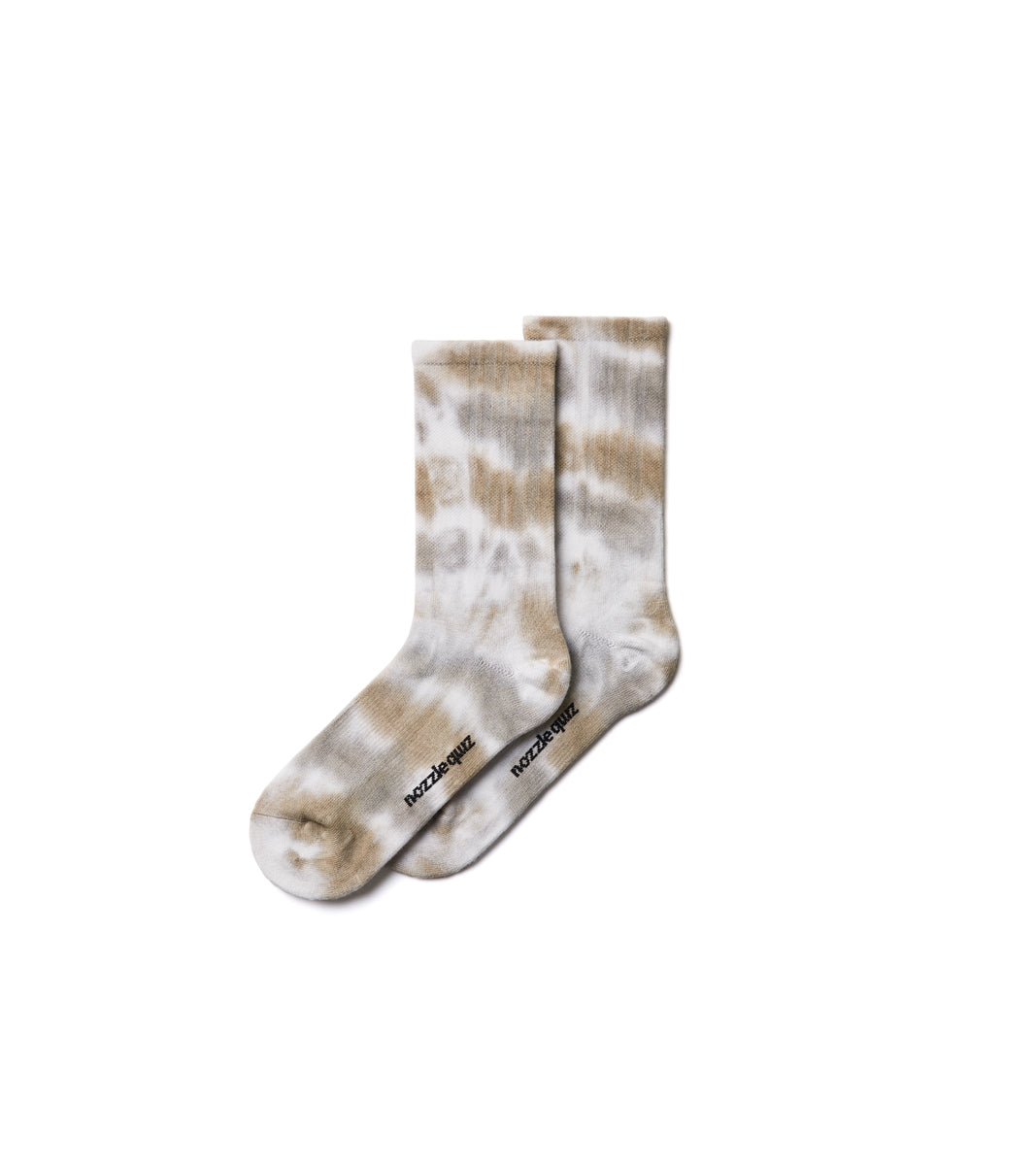 Spray Dye Crew Casual Socks - Drip Sand